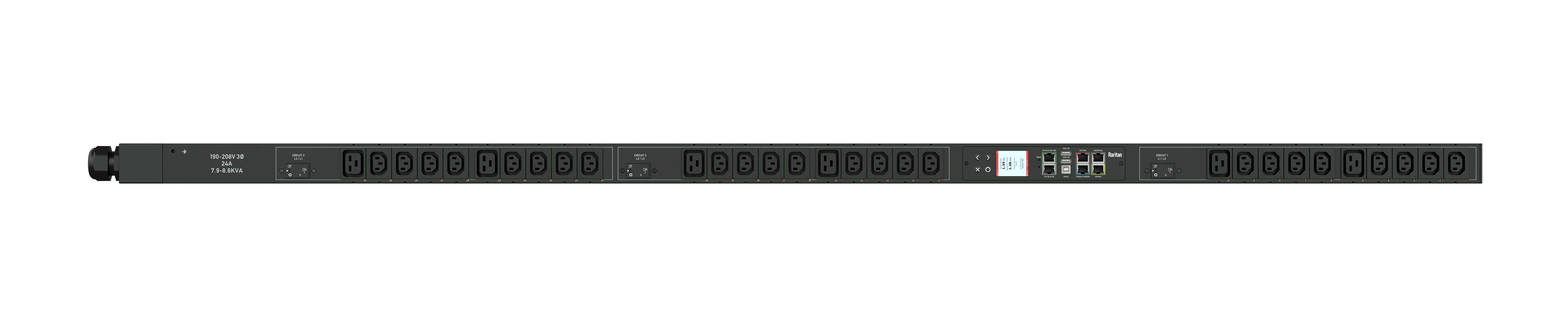 【PDU】トーピド 15ポンド Metered PDU 15A, 120V, 16 5-15R Outlets, 15-ft Cord, Vertical | Eaton
